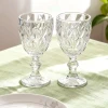 High-quality transparent glass cups, champagne cups, beverage cups, juice cups, glass goblets, large-capacity glass goblets, design sense ins wine glasses Application Scenario